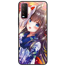 Ốp lưng dành cho Vivo Y20 - Y20s - Y12s mẫu Cô Gái Neko