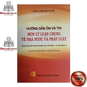 Hình ảnh Sách - Hướng dẫn ôn và thi môn Lý luận chung về nhà nước và pháp luật