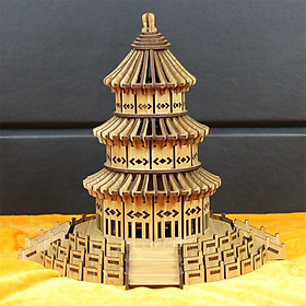 Đồ chơi lắp ráp gỗ 3D Mô hình Tháp Thiên Đường R-8081