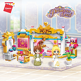 Đồ chơi lắp ráp, xếp hình Qman 32012: Căn phòng công chúa - 282 mảnh ghép