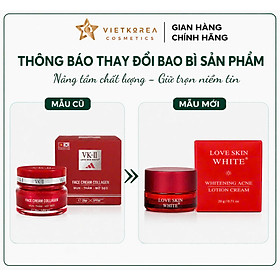 Kem dưỡng da giảm mụn mờ thâm sẹo Love Skin White 20g