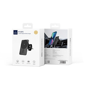 Mua SẠC KHÔNG DÂY TỪ TÍNH WIWU LIBERATOR WI-Q001 TRÊN XE HƠI CHO ĐIỆN THOẠI THÔNG MINH  GẮN CỬA GIÓ ĐIỀU HÒA - HÀNG CHÍNH HÃNG
