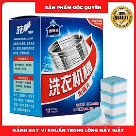 Mua Viên Tẩy Vệ Sinh Lồng Máy Giặt Nhật Bản| Diệt khuẩn và Tẩy chất cặn Lồng máy giặt