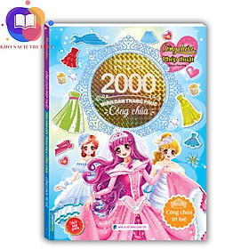 Sách - 2000 hình dán trang phục công chúa -Công chúa trí tuệ