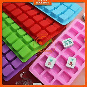 Mua KHUÔN SILICON LÀM THẠCH RAU CÂU SOCOLA 21 Ô HÌNH MẠT CHƯỢC