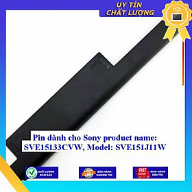 Pin dùng cho Sony SVE15133CVW Model: SVE151J11W - Hàng Nhập Khẩu MIBAT989
