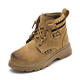 Giày cao cổ da cho học sinh nam nữ 2021 mẫu mới phiên bản Hàn Quốc Mã 2065