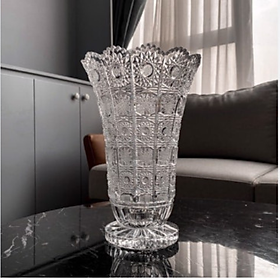 Lọ hoa pha lê chân đế tròn M57 30.5cm Bohemia Crystal