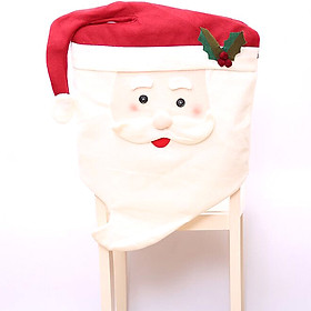 Decorative Santa Claus Snowman Husband Wife Chair Cover Case for Christmas Xmas