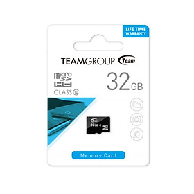 Thẻ Nhớ Team Group 32GB micro SDHC Class 10 (không adapter) Hàng chính hãng