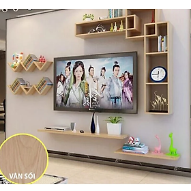 Mua Kệ Tivi Treo Tường Phòng Khách Hiện Đại Tundo CTBST68 KT 117x15x116 cm