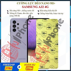 Dán cường lực dẻo nano trước, sau dành cho Samsung Galaxy A32 4G