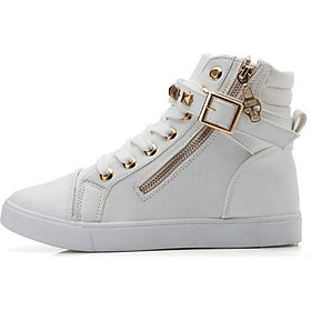 Giày Sneaker nữ cổ cao B002Tr