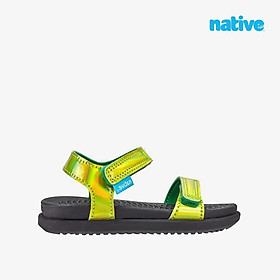 Giày Sandals Trẻ Em Unisex NATIVE Charley Hologram Junior - Picnic Green Hologram/ Jiffy Black/ Jiffy Black