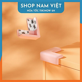 Set 2 Miếng Silicon Bọc Góc Bàn, Góc Tủ, Cạnh Giường Giữ An Toàn Cho Bé