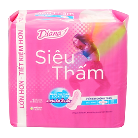 Băng Vệ Sinh Diana Siêu Thấm Siêu Mỏng Cánh Gói 20 Miếng