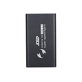 Bộ chuyển đổi Case mSATA sang USB3.1-Màu đen