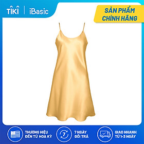 Đầm ngủ nữ satin mềm mại iBasic 7916