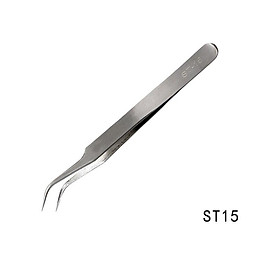 Nhíp bằng thép không gỉ sửa chữa thủ công Tiện ích DIY điện tử nhíp chính xác nhọn khuỷu tay nhọn miệng nhíp nhỏ