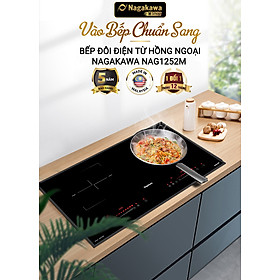 Mua  Hàng thanh lý  Bếp đôi điện từ hồng ngoại Inverter Nagakawa NAG1252M - Bảo hành 5 năm - Hàng chính hãng