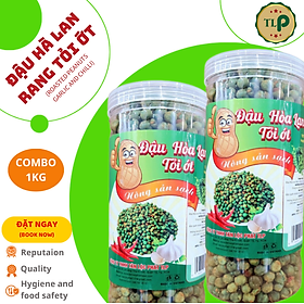 ĐẬU HÀ LAN TỎI ỚT TÂN LỘC PHÁT COMBO 2 HŨ - MỖI HŨ 500G