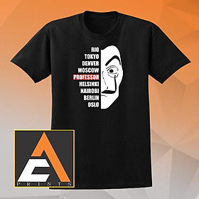 Áo Money Heist HOT Áo thun in hình Phi Vụ Triệu Đô đẹp chất lượng giá rẻ