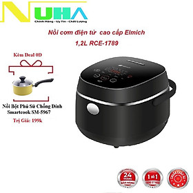Mua Nồi cơm điện tử lồng niêu dung tích 1.2L REC-1789 Elmich thương hiệu cao cấp-Hàng chính hãng