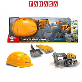 Bộ Đồ Chơi Mô Hình Xây Dựng Volvo Tough Excavator Playset - Dickie Toys 203729016