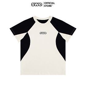 Áo thun unisex có form baby tee CROSS TEE - 100% cotton - Thương hiệu SWEVN