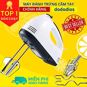 Máy đánh trứng kem bơ cầm tay 7 tốc độ, làm bánh GE-M01A Thép không gỉ bền bỉ - Hàng chính hãng DoDoDios