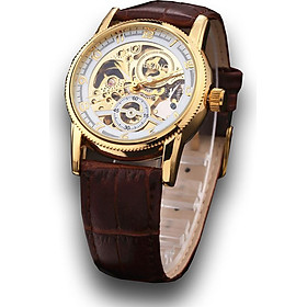 Đồng Hồ Cơ Nam Lộ Máy Dây Da Bò Cao Cấp