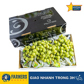 Nho xanh Autumn Crips Vip Fruitico Úc - Cuống tươi khỏe, trái cứng giòn, vị ngọt lịm bừng cả khoang miệng.