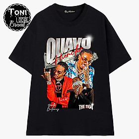 ( ) ÁO THUN Tay Lỡ QUAVO Hot Hit Local Brand Unisex Cotton 100 Form Rộng Nam Nữ (AT1300L - Kèm Video Ảnh Thật)