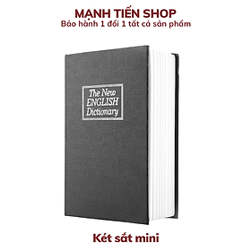 Két sắt mini hình cuốn sách TiMa.lala, két sắt bảo mật có khóa đi kèm - giao màu ngẫu nhiên - Hàng chính hãng