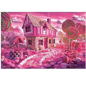 Tranh ghép hình 500 mảnh bằng giấy L Jigsaw Puzzle hình ÂU ĐÀI KẸO , kích thước 52cm*38cm