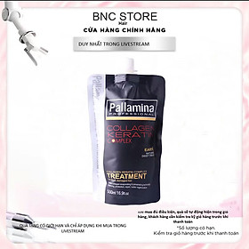 Kem hấp ủ tóc Pallamina X2 Collagen Keratin Complex Treatment siêu mượt 500ml