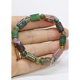 Vòng Tay Đá Mã Não Đốt Trúc - Vòng tay phong thủy - Lắc tay đá phong thủy - Mang lại may mắn