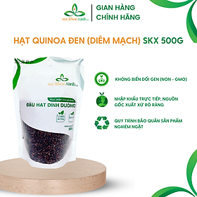 Hạt diêm mạch (quinoa) đen Sức Khỏe Xanh - Nhập khẩu Peru Nam Mỹ chính hãng