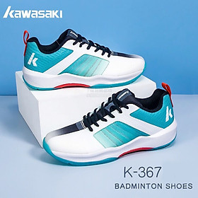 Giày cầu lông chính hãng Kawasaki K367 mẫu mới dành cho nam và nữ có 2 màu lựa chọn-tặng tất thể thao bendu