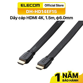 Mua Dây Cáp HDMI Dẹp Elecom DH-HD14EF15BK - HÀNG CHÍNH HÃNG