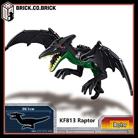 Đồ chơi Lắp ráp Mô hình Khủng long Pterizard Volcano bigfig Moc Jurassic Park Cỡ lớn KF813 KF819