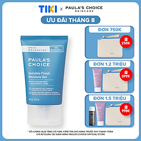 Gel dưỡng ẩm ban đêm cho da mềm mịn Paula’s Choice Skin Balancing Invisible Finish Moisture Gel 60ml