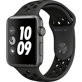 Đồng Hồ Thông Minh Apple Watch Nike+ Series 3 GPS Only Aluminum Case With Nike Sport Band (Viền Nhôm & Dây Nike) - Hàng Chính Hãng VN/A