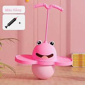 Bóng nhảy tăng chiều cao cho bé, bóng nhảy thể thao, đồ chơi vận động, Ếch cười