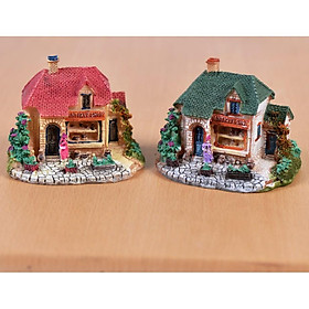Mua KHO-HN * Mô hình biệt thự cỡ lớn phong cách châu Âu cổ kính cho các bạn DIY  dựng tiểu cảnh  bonsai  trang trí