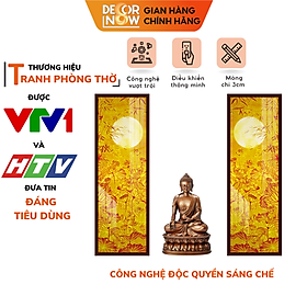 Mua Đèn Hào Quang Phật In Tranh Trúc Chỉ ĐỐI DECORNOW  Trang Trí Ban Thờ Cho Tượng Phật  Hào Quang Trúc Chỉ DCN-30