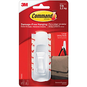 Mua Móc dán tường kiểu vuông 3M COMMAND 17003ANZ  2.2 kg  1 cái/vỉ