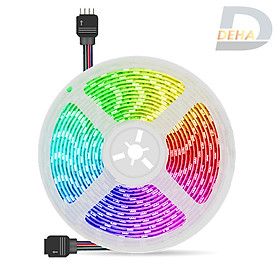 Cuộn led dây dán RGB đổi màu strip light 5050, 2835 trang trí dán tường