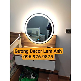 Mua Gương Tròn Viền Đèn Led 3 Màu - Gương Trang Điểm - Đường Kính 40cm  50cm  60cm