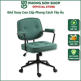Mua Ghế Xoay Văn Phòng  Ghế Ngồi Làm Việc Khung Hợp Kim Đệm Dày Bọc Da Nano Êm Ái  Ghế Xoay Văn Phòng Phong Cách Tây Âu  Ghế Tựa Ngả Lưng Thư Giãn  Ghế Da Nano Cao Cấp Chống Nước Thoáng Khí  Ghế Văn Phòng Chân Xoay PH2238 - Hàng Chính Hãng Phong Sơn Shop